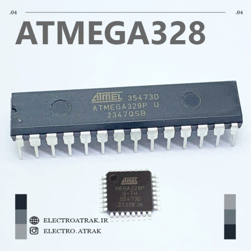 آیسی میکروکنترلر ATMEGA328A اورجینال